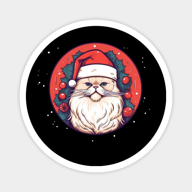 Persian Cat Xmas, Love Cats Magnet by logiamerch